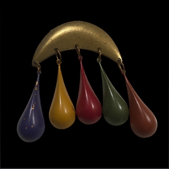 LAST CHANCE 🔥 Vintage Costume Signed “ Voice “ Brooch #6149 - Picture 2 of 8